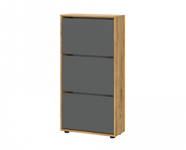 Обувница "ОБ 4" дуб золотой/графит