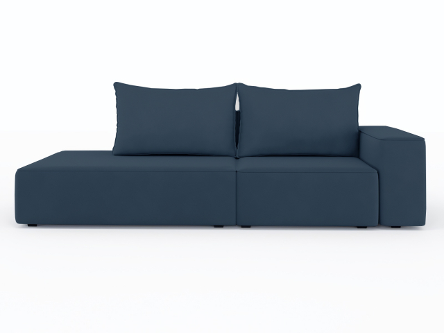 Диван-кровать "Кензо", велюр Зара Индиго 26