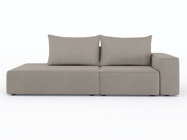 Диван-кровать "Кензо", велюр Зара  Браун 05