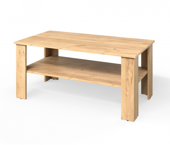 Журнальный стол №5 дуб золотой крафт