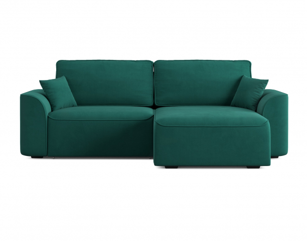 Угловой диван-кровать "Крафт" 2 модуля, Zara (Зара)-Malahit (Малахит) 33