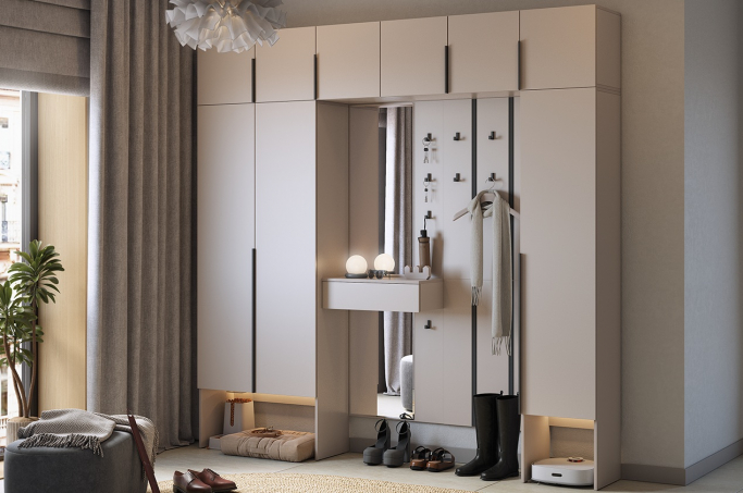 Прихожая "Мебельсон К32" кашемир