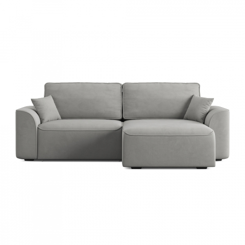 Угловой диван-кровать "Крафт" 2 модуля, Zara (Зара)-Steel (стил) 52