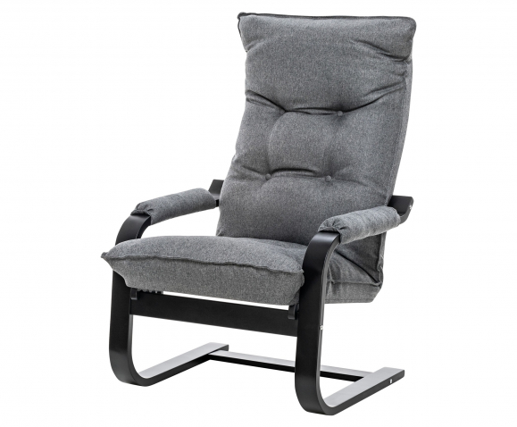 Кресло-трансформер "Leset (Лесет) Оливер" венге, рогожка Malmo (Мальмо) 95