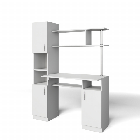 Стол компьютерный "СК-7" белый