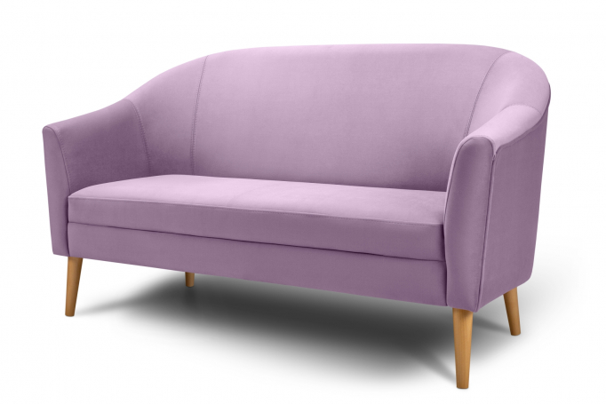 Диван "Арти" велюр пудровый