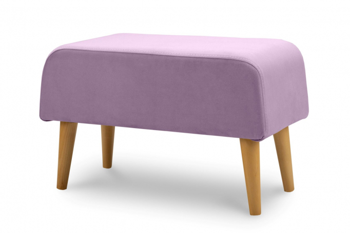 Пуф "Бёрн" велюр пудровый