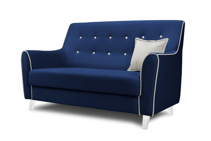 Диван "Муссон" велюр синий
