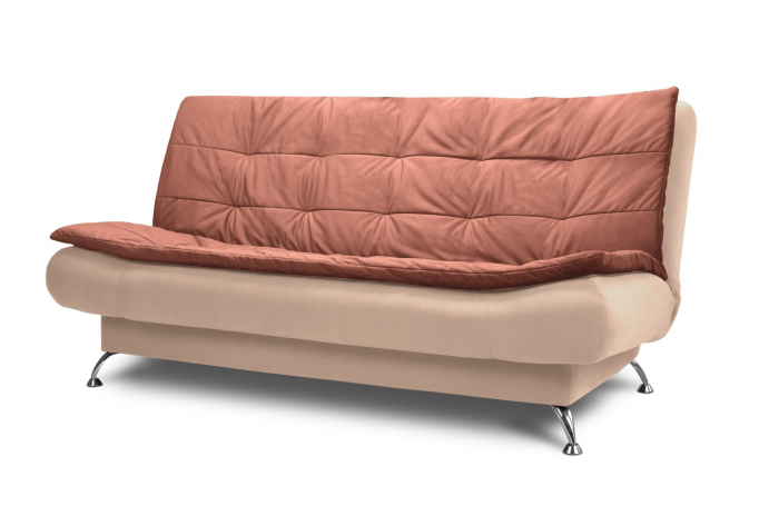 Диван-кровать "Прайд" велюр терракотовый