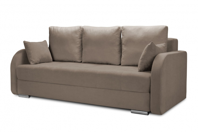 Диван-кровать "Саванна" велюр бежевый