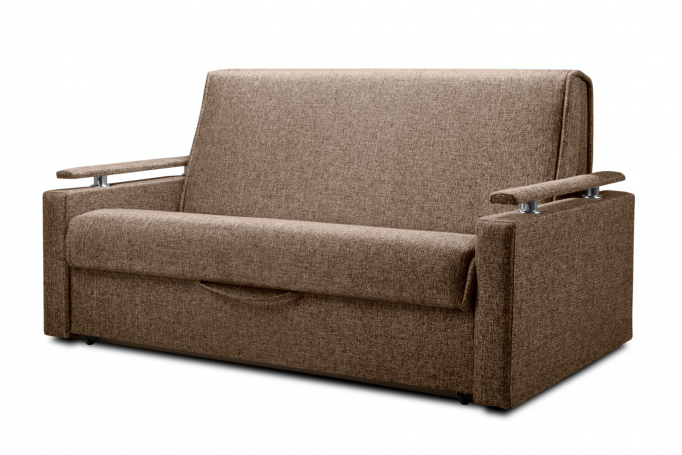 Диван-кровать "Чарм" аккордеон, рогожка коричневая