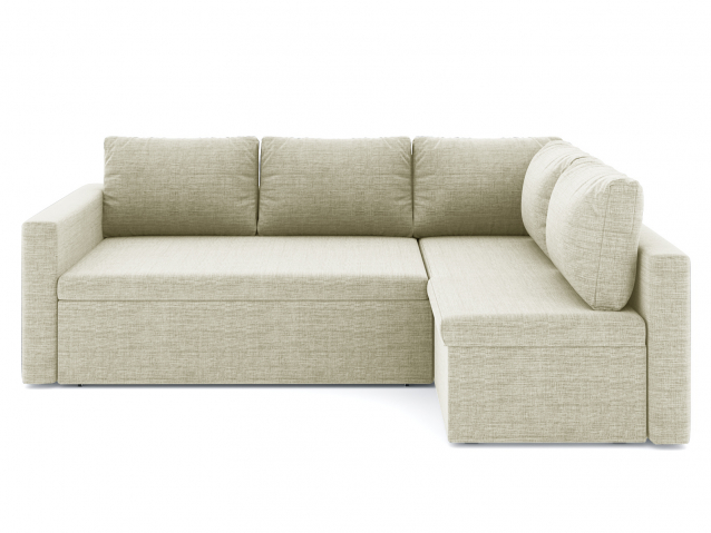 Угловой диван-кровать "Мансберг", рогожка Дрим Беж