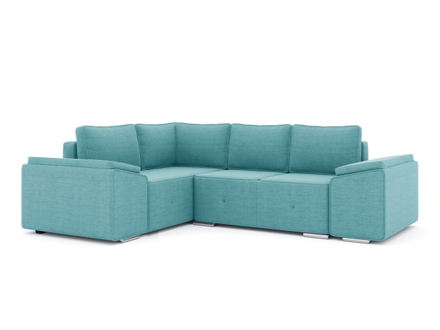 Диван-кровать угловой "Хавьер-1" рогожка Дрим Азур