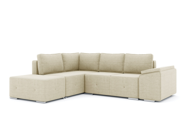 Диван-кровать угловой "Хавьер" рогожка Дрим Люкс 1