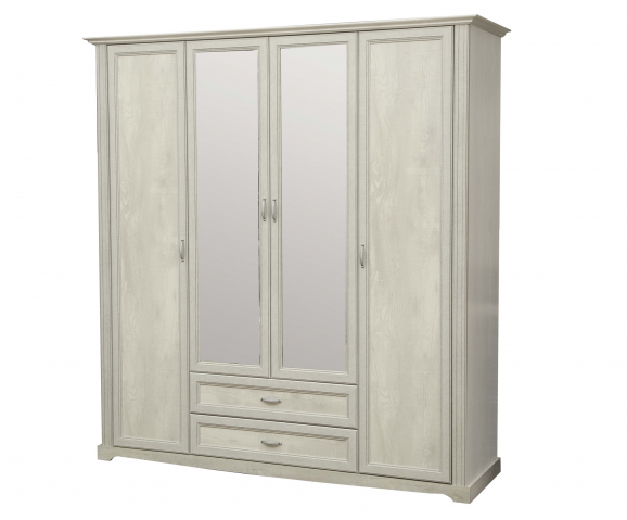 Шкаф для одежды 32.01 "Сохо" бетон пайн белый/Masa Decor (Маса Декор) бетон пайн белый