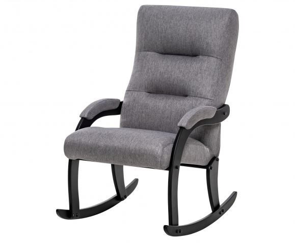 Кресло-качалка "Leset (Лесет) Дэми" венге, рогожка Malmo (Мальмо) 90