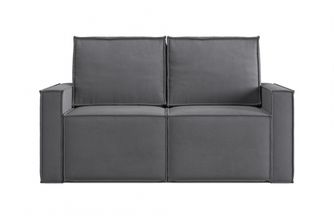 Диван-кровать "Лофт мини" 2 модуля, Zara (Зара)-Grey (Грей) 18