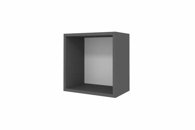 Полка куб "Лойс 98", графит