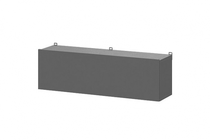 Шкаф навесной "Денвер" графит серый