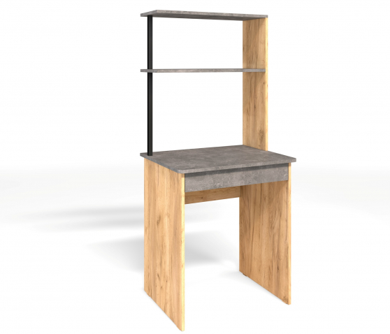 Стол компьютерный "СК-4" дуб золотой крафт/ателье светлое