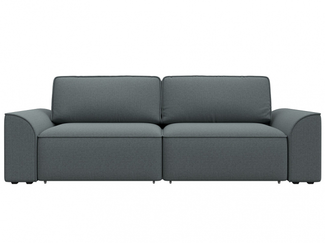 Диван-кровать "Лига-048" НПБ, Амур 07 серый, рогожка, 128216