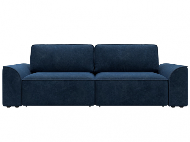 Диван-кровать "Лига-048" НПБ, BRUT (БРУТ) 11 синий, велюр, 128222