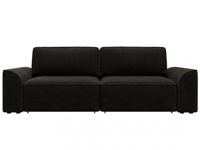 Диван-кровать "Лига-048" НПБ, BRUT (БРУТ) 17 коричневый, велюр, 128223