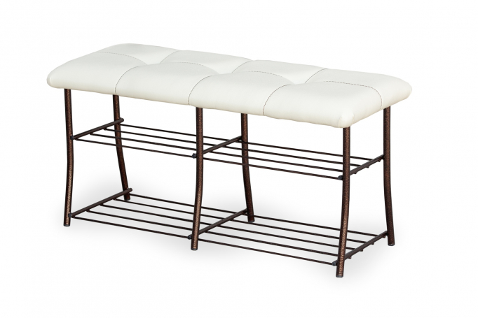 Обувница "МС-7" антик медь, борнео крем