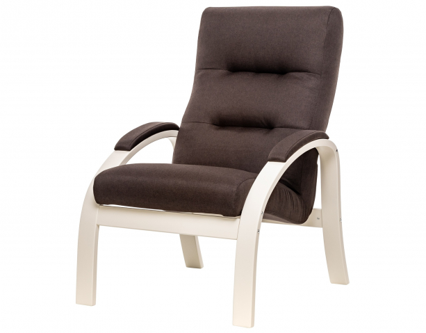 Кресло "Leset (Лесет) Лион" слоновая кость, рогожка Malmo (Мальмо) 28