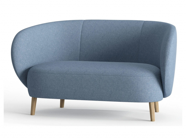 Диван прямой "Тейлор", рогожка Dream Blue (Дрим Блю)