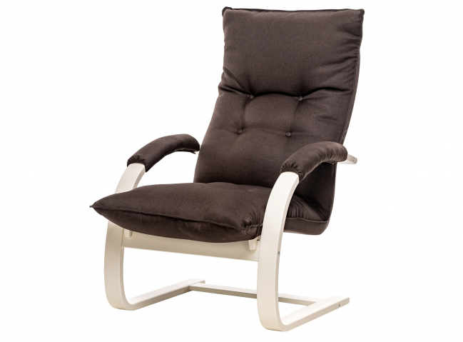 Кресло-трансформер "Leset (Лесет) Монако" слоновая кость, рогожка Malmo (Мальмо) 28