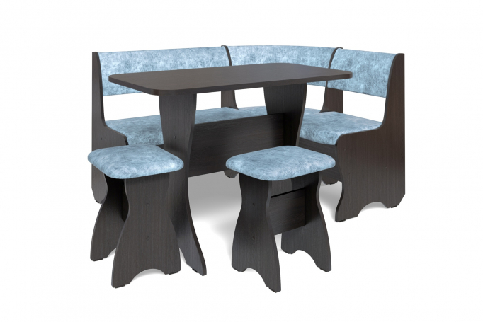 Кухонный набор "Тюльпан" однотон, венге, велюр лагуна