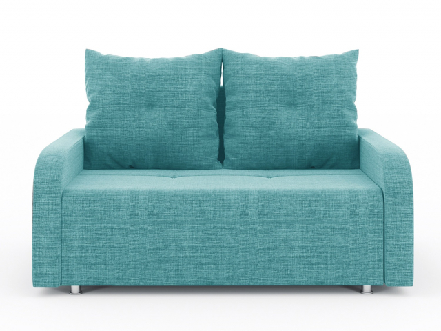 Диван-кровать "Мини Люкс" 143х105, рогожка Дрим Азур