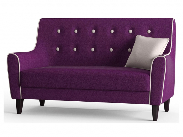 Диван прямой "Френсис", рогожка Dream Violet (Дрим Виолет)