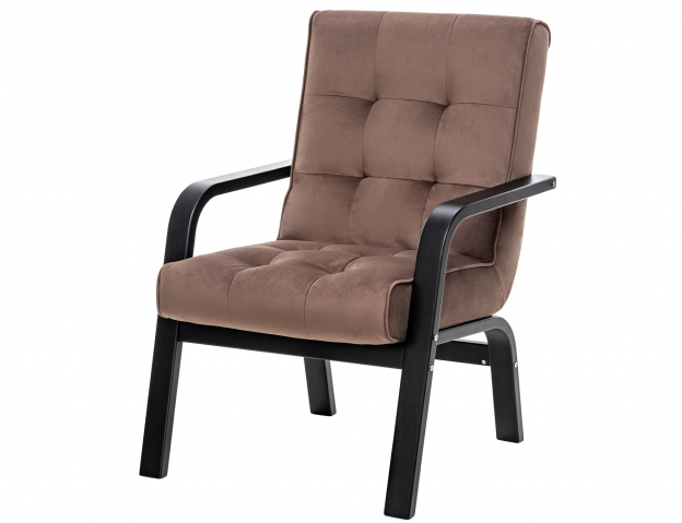 Кресло "Leset (Лесет) Модена" венге, велюр V23, кант V23
