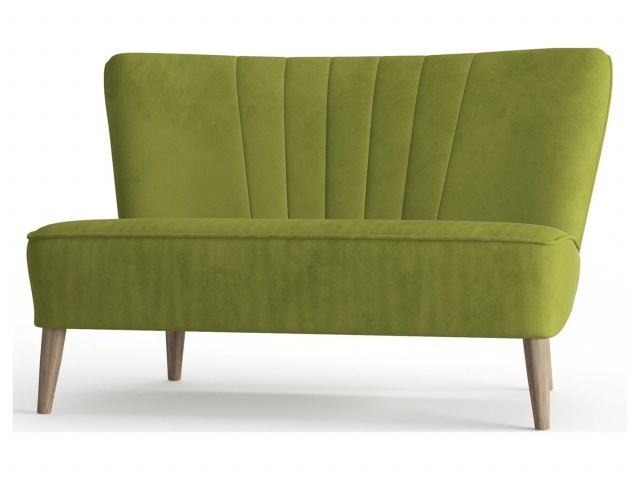 Диван прямой "ZOLLA (ЗОЛЛА)", велюр Max Green (Макс Грин)