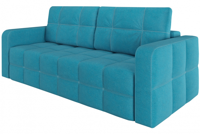 Диван-кровать "Денди" велюр Galaxy azur (Галакси азур)