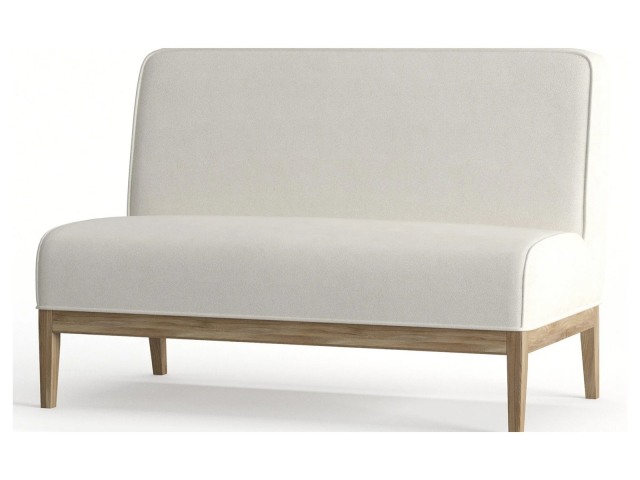 Диван прямой "Марвин", велюр Galaxy Ivory (Галакси Ивори)