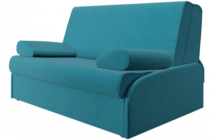 Диван-кровать "Глобус-2" велюр Galaxy azur (Галакси азур)