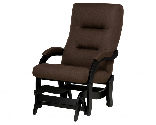 Кресло-маятник "Leset (Лесет) Дэми" венге, рогожка Malmo (Мальмо) 28