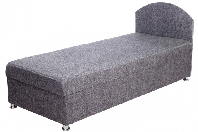 Кровать-тахта "Даная" темно-серая рогожка