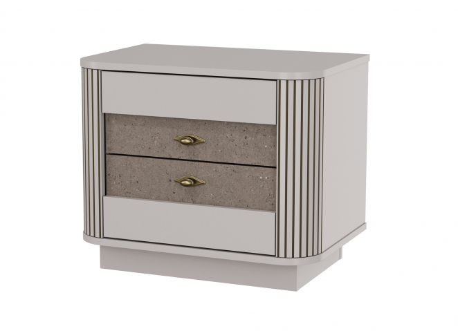 Тумба прикроватная "Фантазия" 34.17 кашемир/дуо/кашемир патина