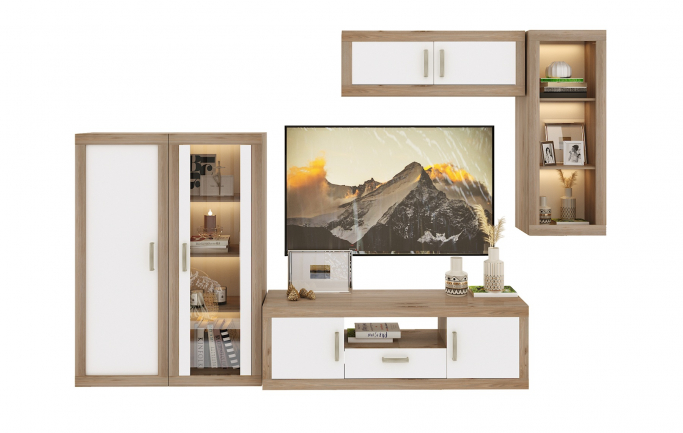 Гостиная 02 "Тойво" нельсон/белый жемчуг