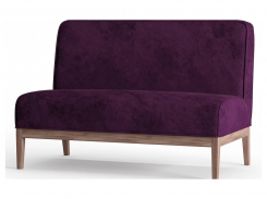Современный диван прямой "марвин", велюр zara violet (зара виолет)