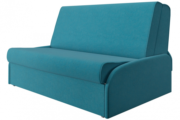 Диван-кровать "Глобус" велюр Galaxy azur (Галакси азур)