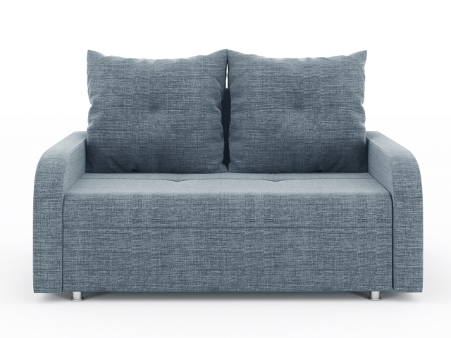 Диван-кровать "Мини Люкс" 143х105, рогожка Дрим Блю