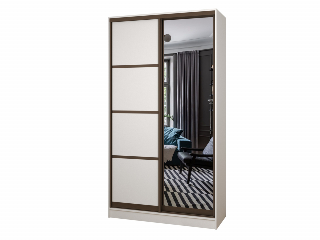 Шкаф-купе "Борнео-2-2" 2-х дверный, компоновка 2