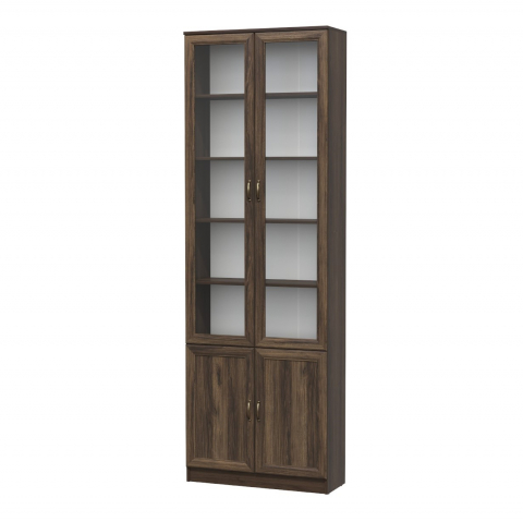 Шкаф комбинированный "В-19Н", дуб катания/ профиль дуб катания