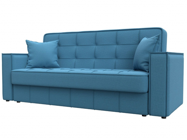 Диван-кровать "Лига-068" рогожка Амур 10 голубой, 129833