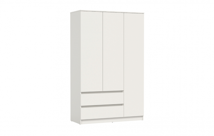 Шкаф для одежды 82.02 "Берген", белый